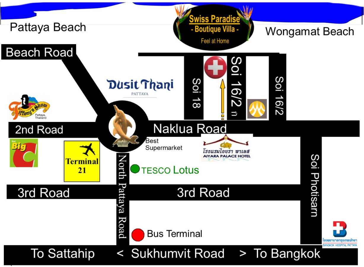 Swiss Paradise Boutique Villa Pattaya Bagian luar foto